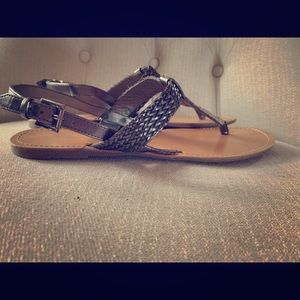 Silver Tommy Hilfiger sandals